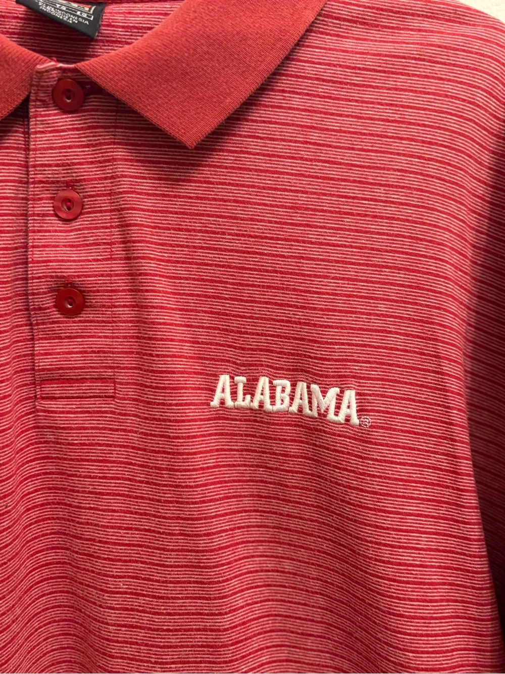 Nike | Vintage Alabama Crimson Polo Shirt - Red
